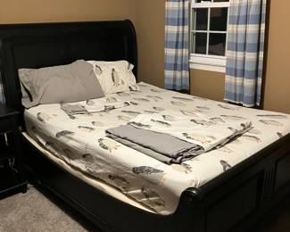 Ethan Allen sleigh. Bed