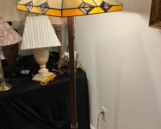A section of lamps