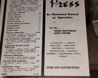 DRILL PRESS MANUAL