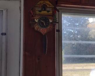 ANTIQUE HAND MADE, HAND PAINTED, COO-COO CLOCK