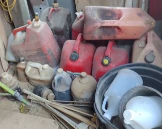 GAS CANS ETC.