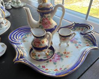 Limoges Miniature Tea Set