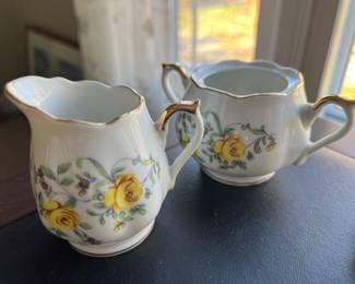 Miniature Sugar and Creamer