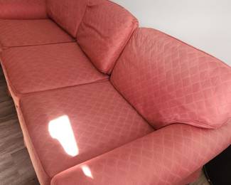 Brick colored sofa 86x33x34h