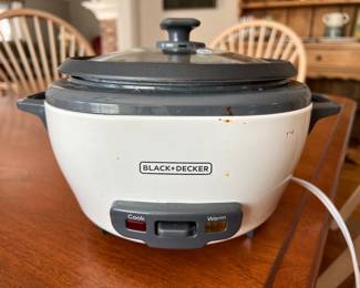 black & decker rice cooker w/ Paddle and directions