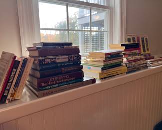 Just some of the books