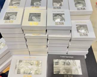 Quantity Crystal Paperweights All Colors