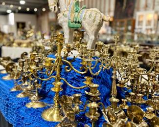 More Candelabra Style Brass