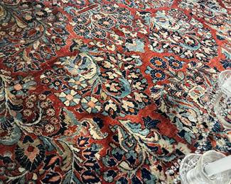 SAROUK Persian Carpet Very Large 17’ from 1930’s…Antique
