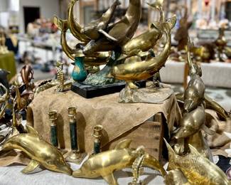 Brass Dolphins +