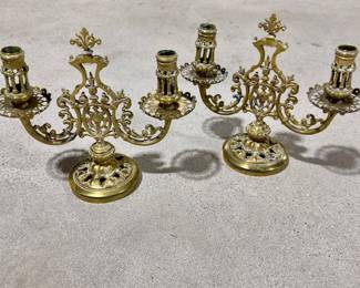 Brass Candelabra Set