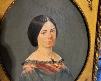 Small Antique Portrait Unknown Artist
Late 19th Century