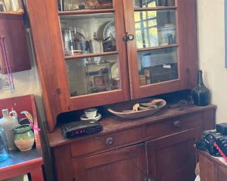 . . .  pine kitchen cupboard