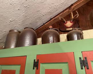 . . . great stoneware jugs and crocks