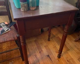. . . 1800's pine table