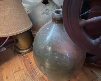 . . . two more whiskey jugs