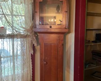 . . . grandfather clock housing -- parts in box close by!