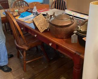 . . . great pine table