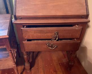 . . . drop-leaf desk