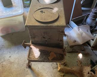 . . . small wood stove