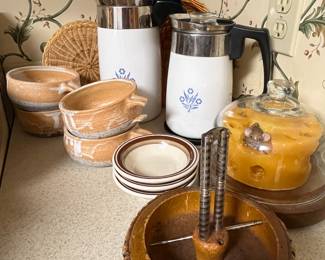 Corningware cornflower percolators