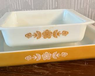 pyrex butterfly square and rectangular bakers
