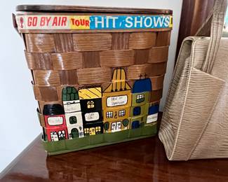 Knoxville themed painted wooden bag