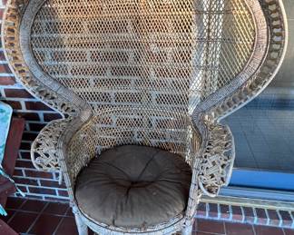 large peacock chair