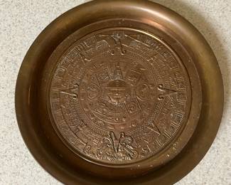 small bronze etched tray