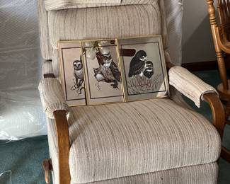 vintage rocking recliner