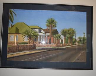 Original pastel $150 downtown Tucson. Was location of Planned Parenthood 1975ish