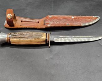 G.C. Co. #461 Fixed Blade w Scabbard Solingen