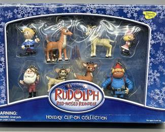 Holiday Rudolph Clip-On Christmas Ornaments