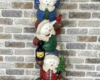 3- Stacking Snowmen Decor Stands 3-Feet Tall