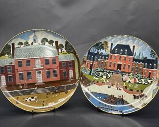 2- Limited Edition Colonial Heritage Series Plates