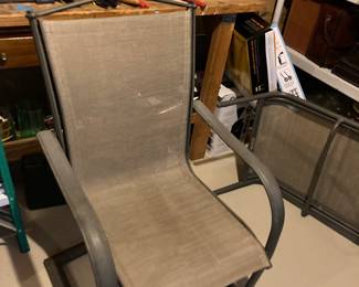 Five chairs and two chase lounges