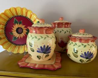 Pfaltzgraff Napoli Canister Set, full set of dishes in several lots