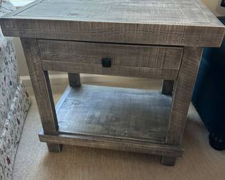 Driftwood look side table end table