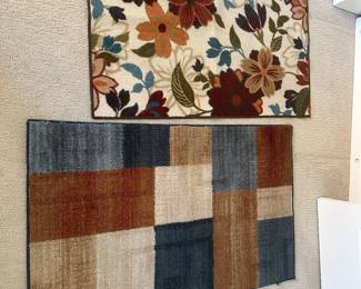 Area Rugs, rubber backed