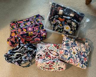 Vera Bradley, other name purses and bags - over 25 bags in many lots