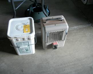 sand for luminaries, portable heater