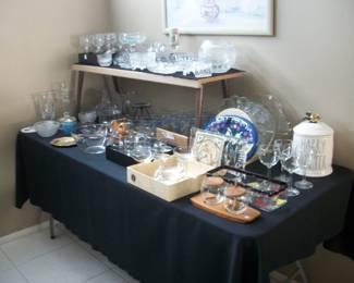 crystal and glassware