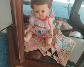 Tiny tears and sweet handmade quilt