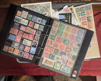 vintage stamp collection