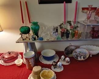 Fenton, Waterford Kincaid Bennington Pottery Milkglass