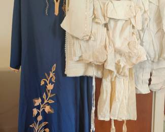 vintage christening gowns and suits.