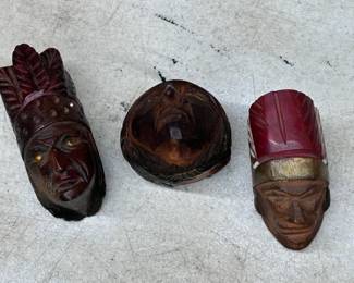 Wood Carved Pipe Bowls