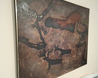 Lew Russell original oil painting