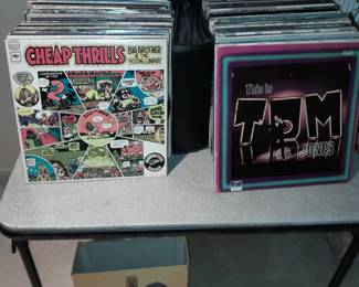 Approximately 300 vinyl records