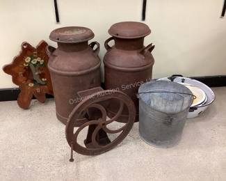 Milk cans & more